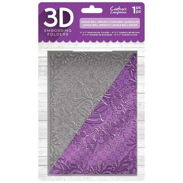 Crafter's Companion 3d Embossing Folder 5"x7"-ring Out The Bells